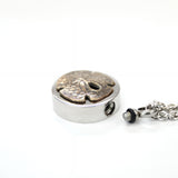 Sand Dollar Urn Necklace Cremation Urn - Moon Raven Designs