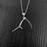 Grim Reaper Scythe Pendant Necklace in Solid 925 Sterling Silver - Unisex Jewelry Gift - Multiple Chain Lengths