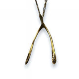 Wishbone Necklace - Large - Moon Raven Designs