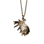 Shed Moose Antler Necklace - Moon Raven Designs