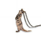 Standing Otter Pendant Necklace - Moon Raven Designs