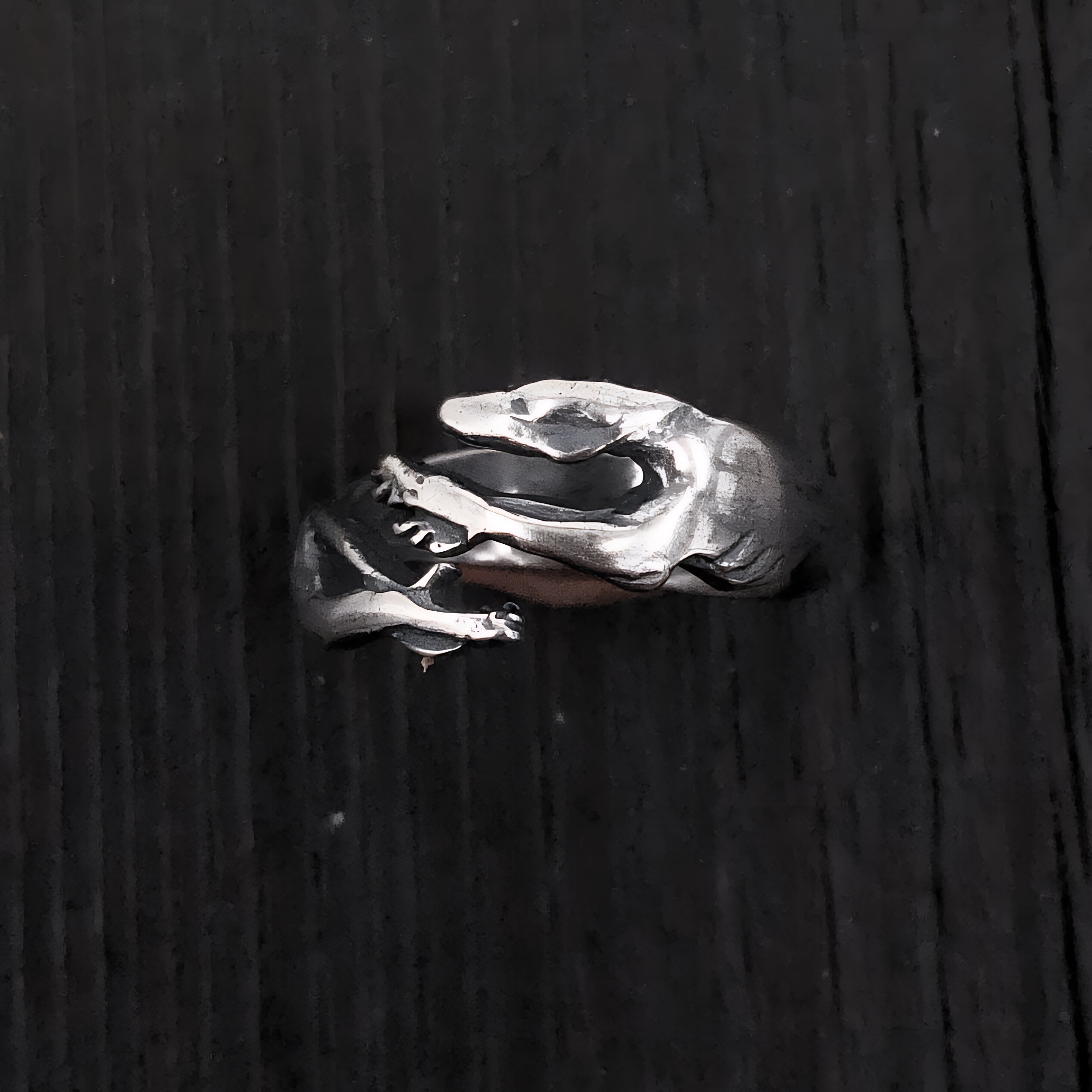 Greyhound Ring in Solid Sterling Silver Greyhound Ring Greyhound Dog Jewelry