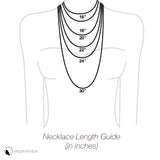 Silver Spruce Tree Silhouette Charm Sitka Pendant Necklace Solid Cast 925 Sterling Silver - Moon Raven Designs