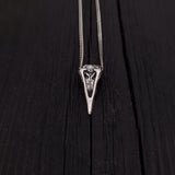 Raven Skull Necklace - Solid Cast 925 Sterling Silver - Polished Finish - Unisex Bird Skull Gift For Him or Her - Multiple Chain Options