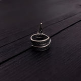 Silver Raven Skull Wrap Ring Sizes 4 to 13 Solid Hand Cast Silver Plated Bronze - Moon Raven Designs