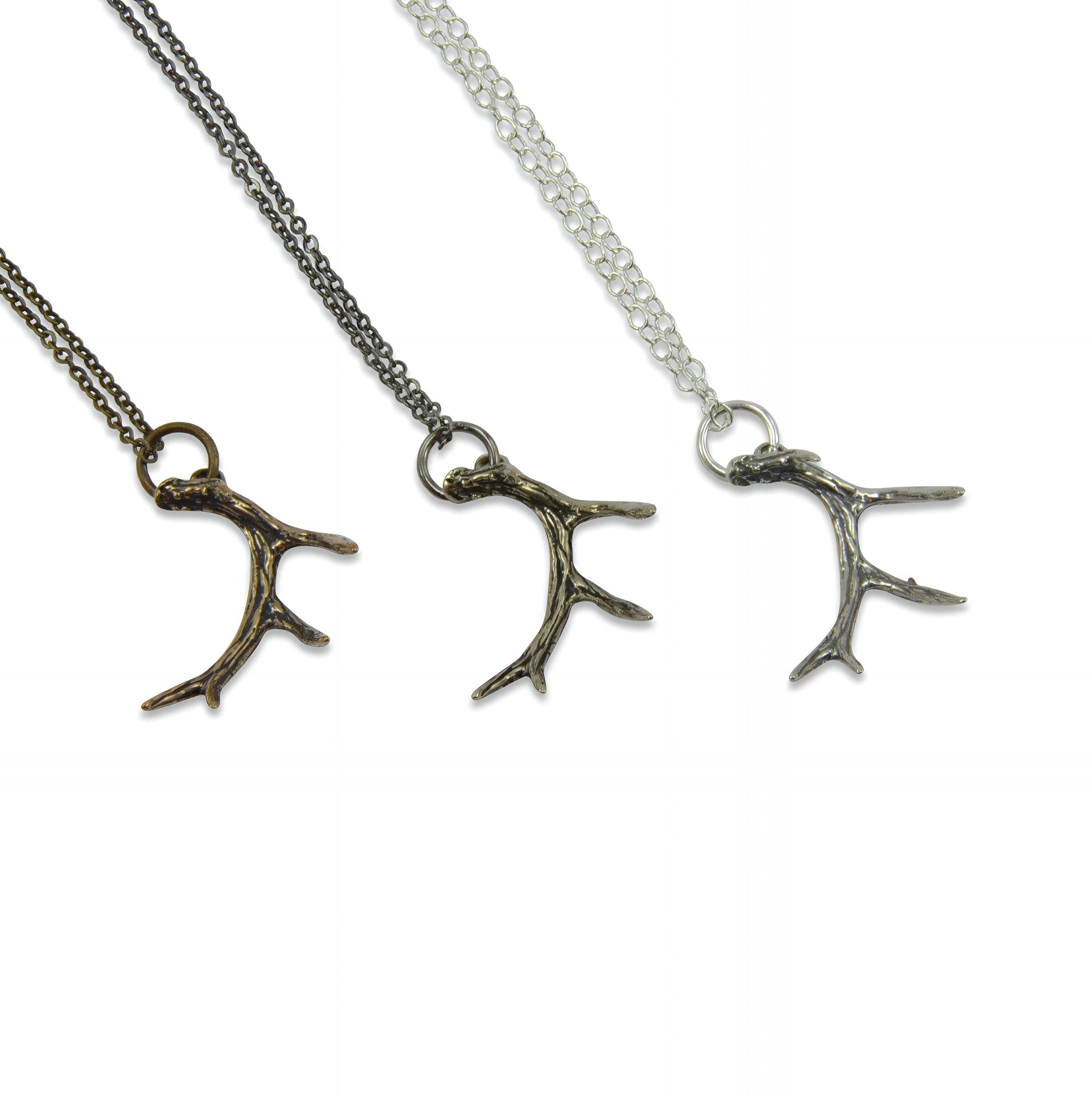 Deer Antler Necklace - Moon Raven Designs