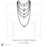 Viper Snake Pendant Necklace - Solid Hand Cast Sterling Silver - Polished Oxidized Finish - Multiple Chain Lengths - Serpent Jewelry