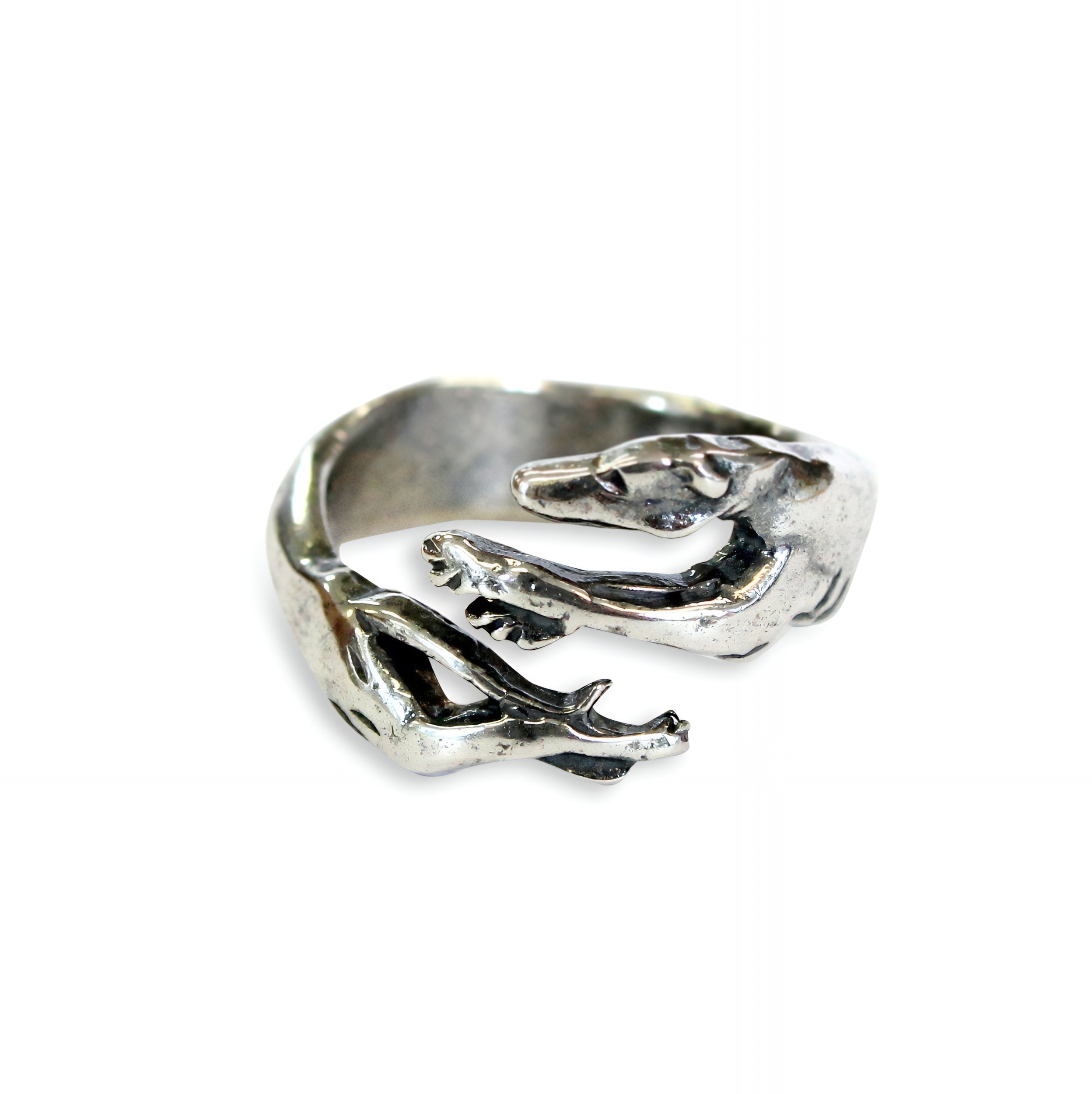 Greyhound Ring in Solid Sterling Silver Greyhound Ring Greyhound Dog Jewelry