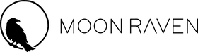 Moonriver logo on black background, clear display | Moon Raven