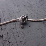 Human Skull Cremation Necklace – Sterling Silver Memorial
