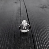 Horse Skull Ring - Unique Statement Silver Plated Ring With Fine Detail