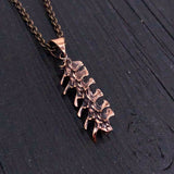 Snake Vertebrae Necklace - Handmade Prairie Rattlesnake Bone Pendant Jewelry
