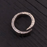 Ram Horn Ring – Artisan Crafted Bronze Ring With Natural Texture & Leadership Jewelry