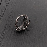Raven Claw Ring – Sterling Silver Wrap Ring Design With Intricate Detailing