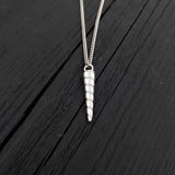 Unicorn Horn Cremation Necklace – Sterling Silver Memorial
