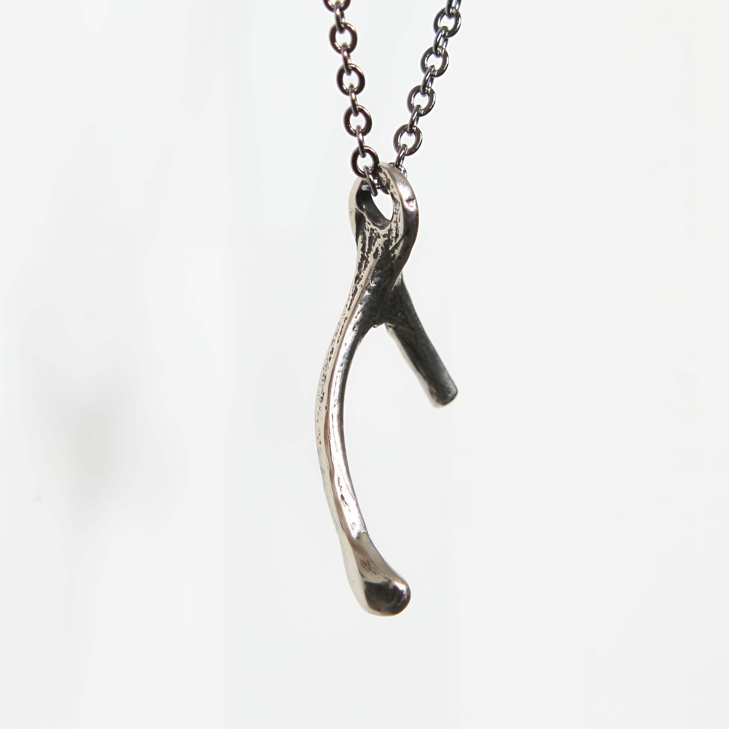 Small Wish Bone Necklace - Moon Raven Designs