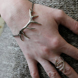 Deer Antler Bracelet - Handcrafted Rustic Style Elk Antler Jewelry For Men & Women