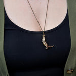Standing Otter Pendant Necklace - Moon Raven Designs