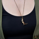 Standing Otter Pendant Necklace - Moon Raven Designs