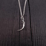 Rattlesnake Fang Charm Pendant Necklace - Moon Raven Designs 
