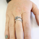 Sterling Silver Ankh Ring – Ancient Egyptian Eternal Life Band by Moon Raven Designs