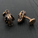 Human Skull Cuff Links - Moon Raven Designs