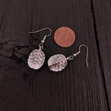 Turtle Shell Earrings – Handcrafted Sterling Silver Wildlife Inspired Jewelry