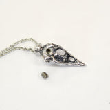 Crow Skull Pendant - Authentic Pendant Gothic Jewelry Totem Necklace