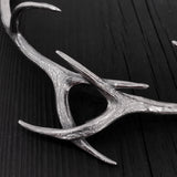 Elk Antler Necklace in Solid Sterling Silver