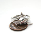 Humpback Whale Ring - Sterling Silver Ocean Animal Jewelry, Unique Wildlife Design
