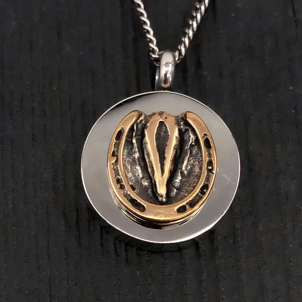 Horse Hoof Necklace Cremation Urn Necklace - Moon Raven Designs