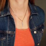 Silver Spruce Necklace – Hand Cast Sterling Silver Tree Charm Pendant