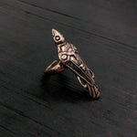 Ancient Odin's Raven Viking Talon Ring - Moon Raven Designs