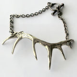Deer Antler Bracelet - Handcrafted Rustic Style Elk Antler Jewelry For Men & Women