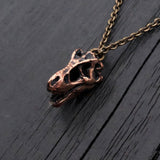 Bronze Chainsaw Necklace - Hand Carved Solid Bronze Pendant Jewelry