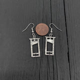 Guillotine Earrings – Sterling Silver With Mythic Macabre Design